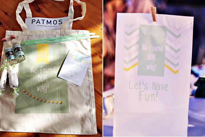 Welcome bags for your wedding guests