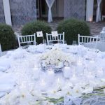 A total white vintage wedding