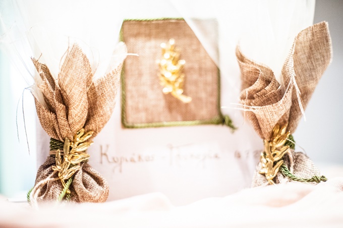 Wedding Guest favors with burlap