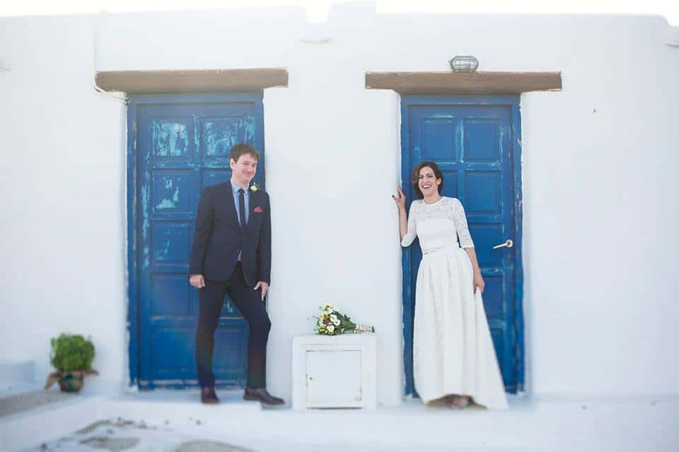 Φωτογράφιση νύφης και γαμπρού by Fiorello Photography