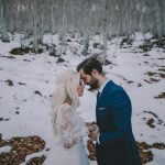 Χειμωνιάτικος γάμος με χιόνια στο βουνό