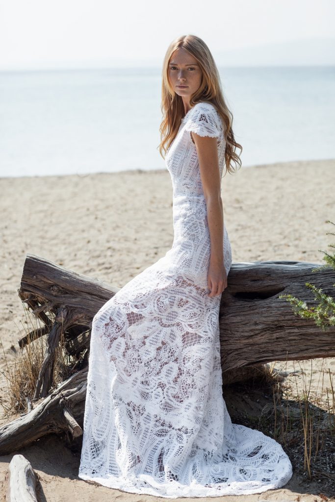 lace wedding dress Christos Costarellos