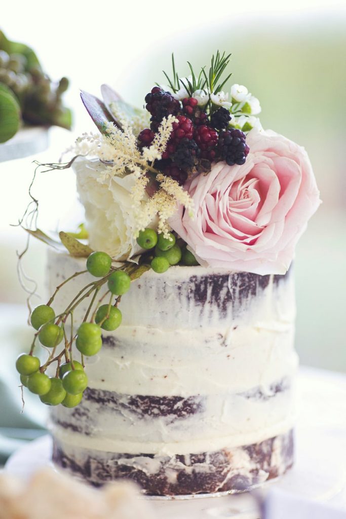 rustic τούρτα γάμου με παχύφυτα cookieland