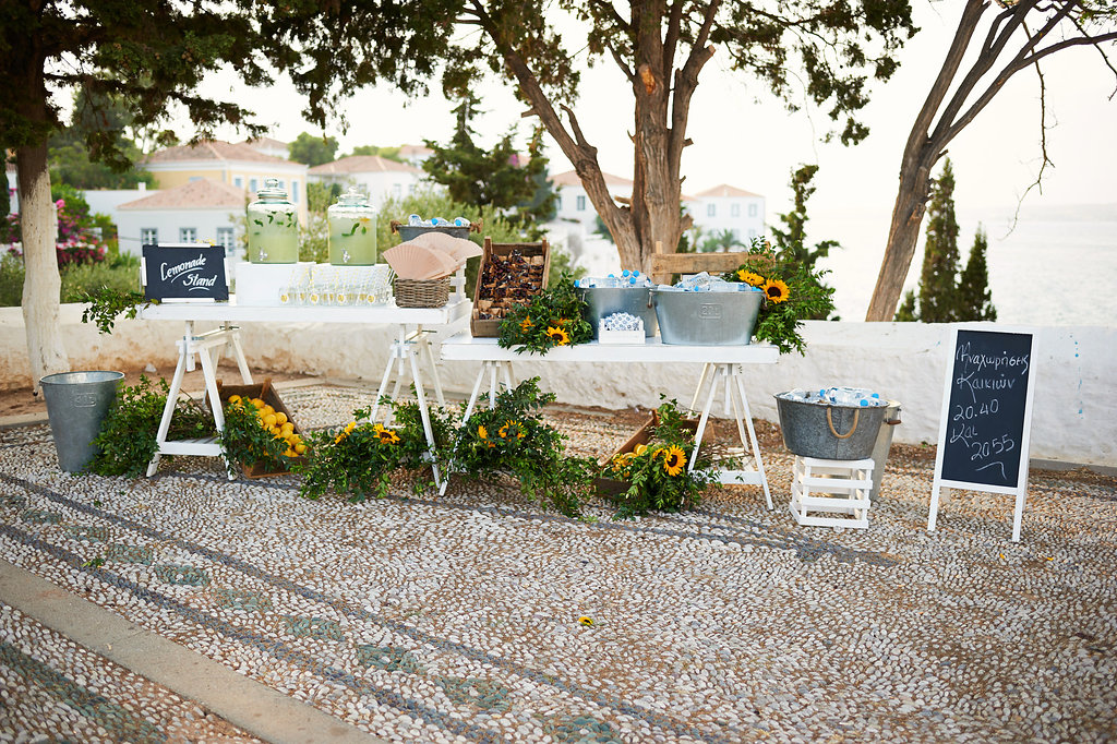 Beach wedding in Spetses