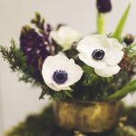 Λουλούδια ανεμώνες για χειμωνιάτικο γάμο