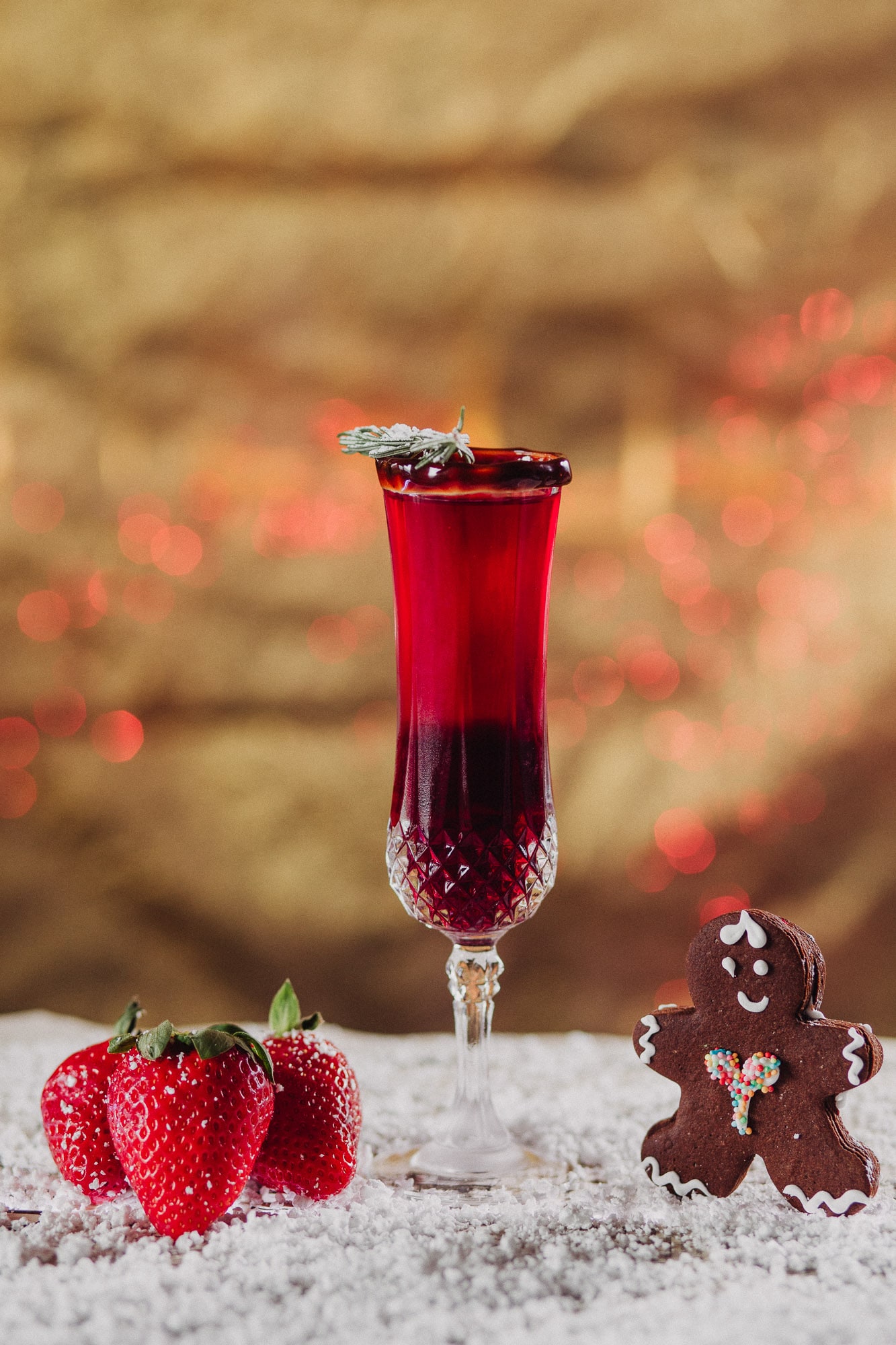Christmas cocktails and desserts
