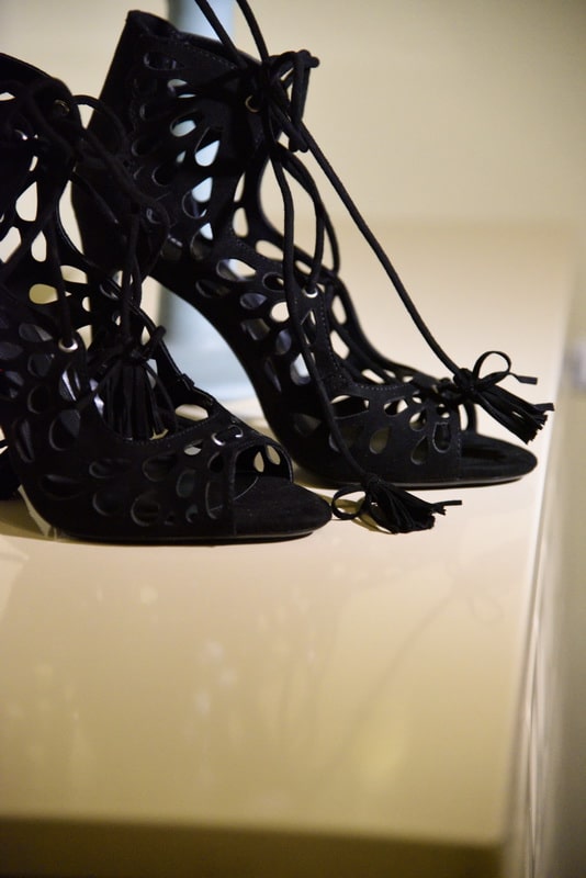 Alternative black wedding shoes