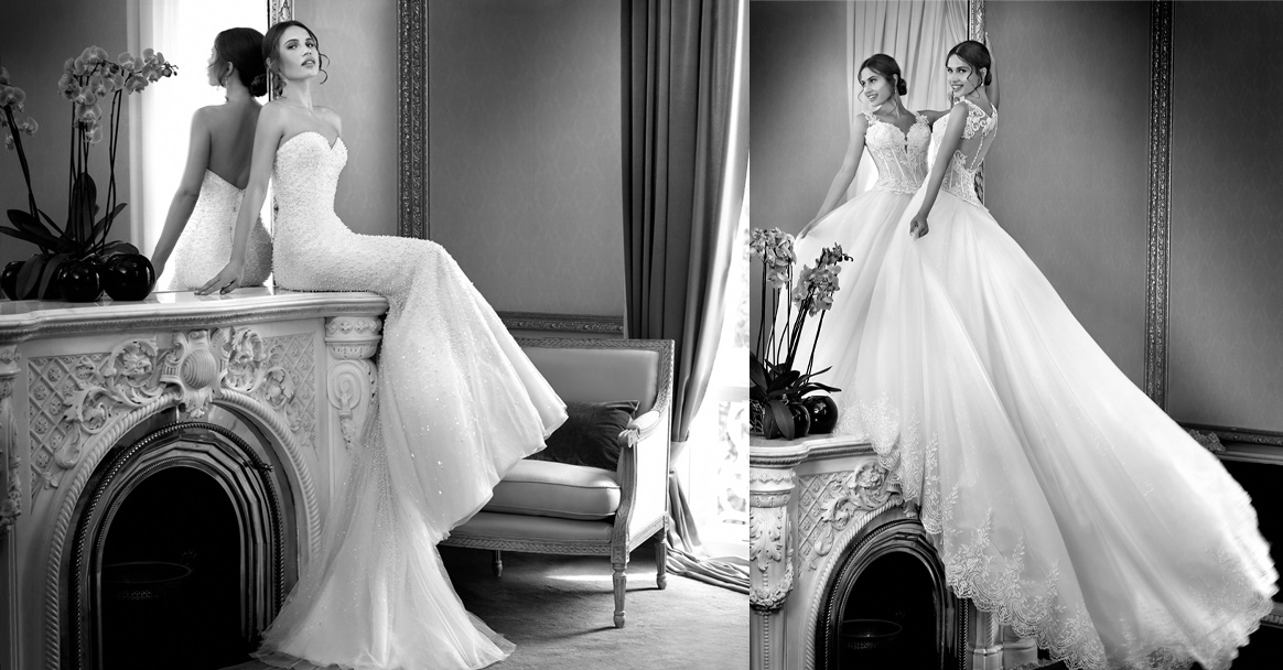 lace and tulle wedding dresses