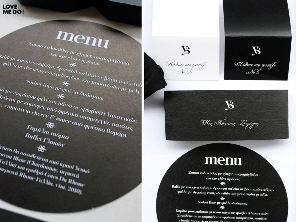 Wedding identity with couple's initials and wedding planning