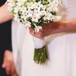 bridal bouquet with white flowers