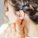 diamond bride earrings