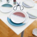 Tableware ideas for a wedding reception