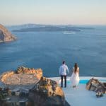 Summer wedding in Santorini phosart photography