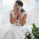 Bride's photoshoot in Santorini