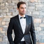 Black groom's suit Giannetos