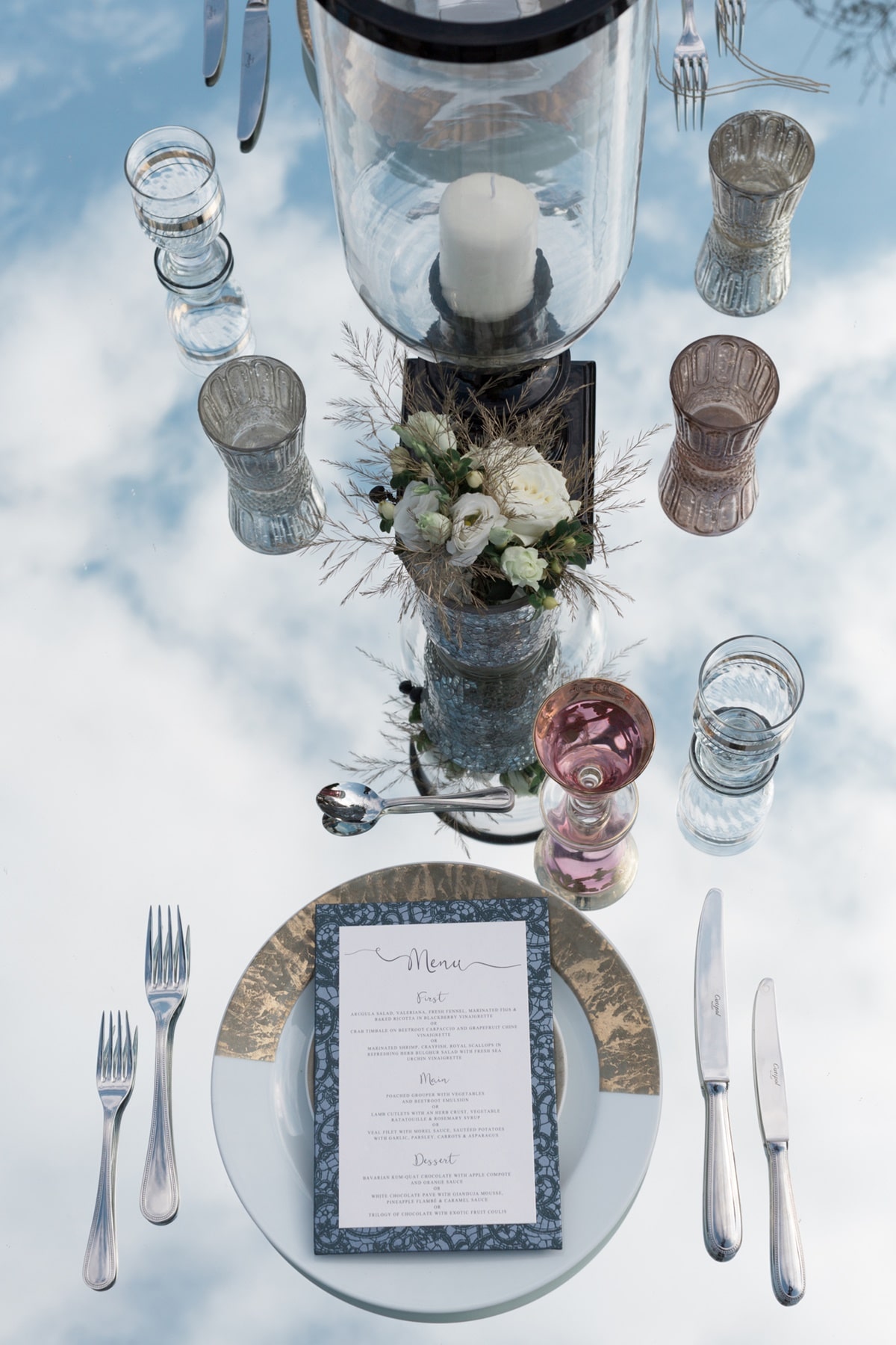 Ideas for a glam wedding with silver details