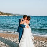 Summer wedding on the beach