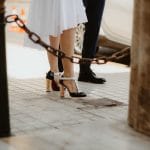 Black bridal shoes