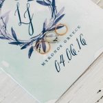 Ιδέες για προσκλητήριο γάμου με watercolor σχέδιο