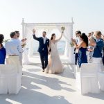 Ονειρεμένος καλοκαιρινός γάμος στη Σαντορίνη phosart photography