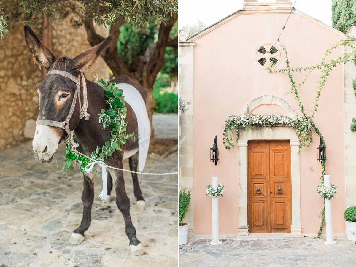 Romantic rustic olive themed wedding in Crete