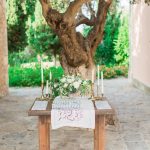 Romantic rustic olive themed wedding in Crete