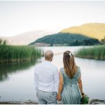 Engagement session at Lake Doksa