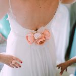 Boho summer wedding with mint and peach touches