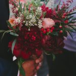 Νυφική ανθοδέσμη με ορτανσίες, τριαντάφυλλα και χαμομήλι