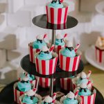 Cupcakes γάμου με χρώμα μέντας