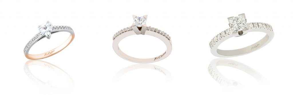 Stunning engagement rings by FaCad'oro