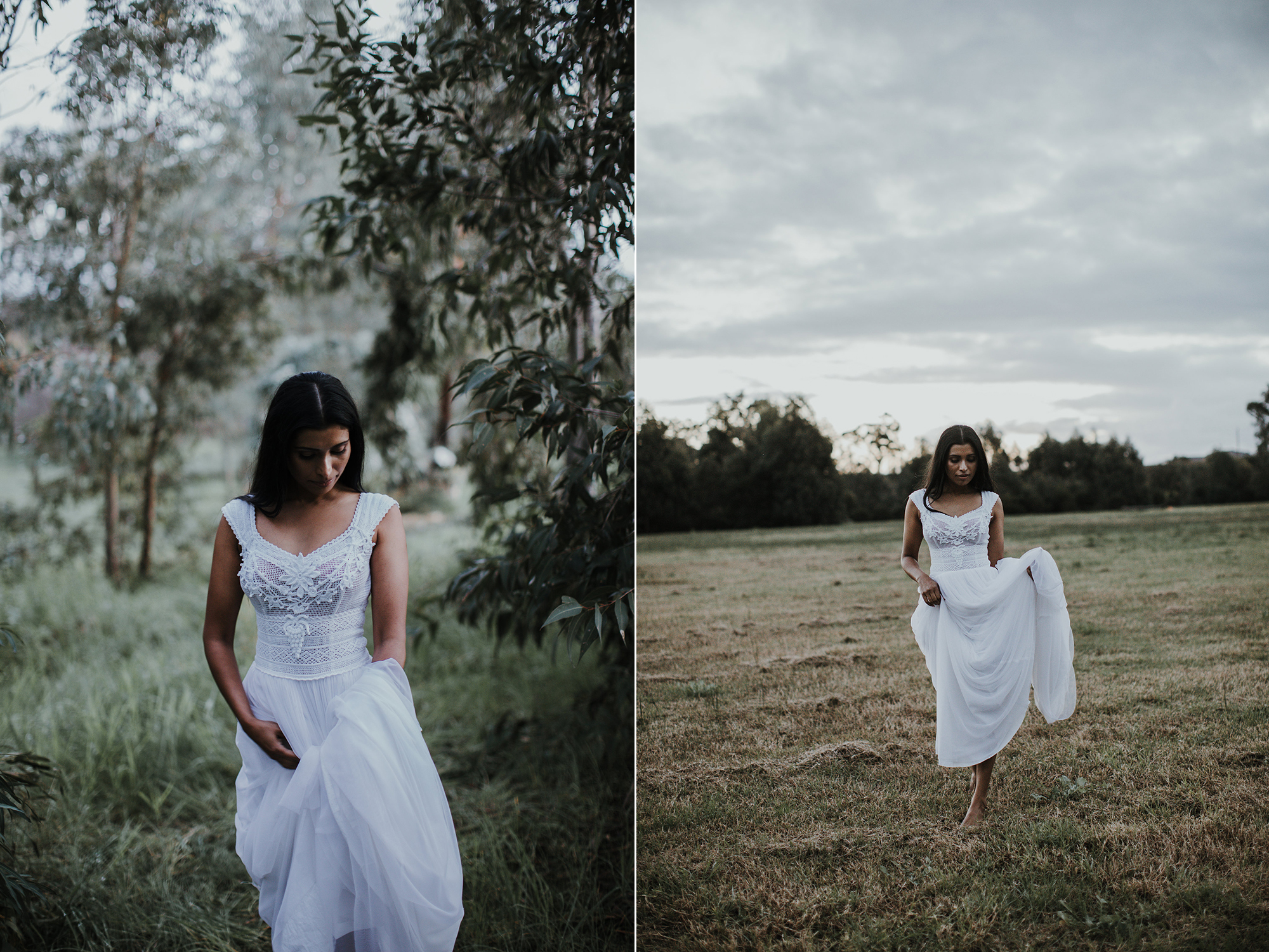 Hellenic vintage inspirational shoot in the woods with Atelier Zolotas wedding dress