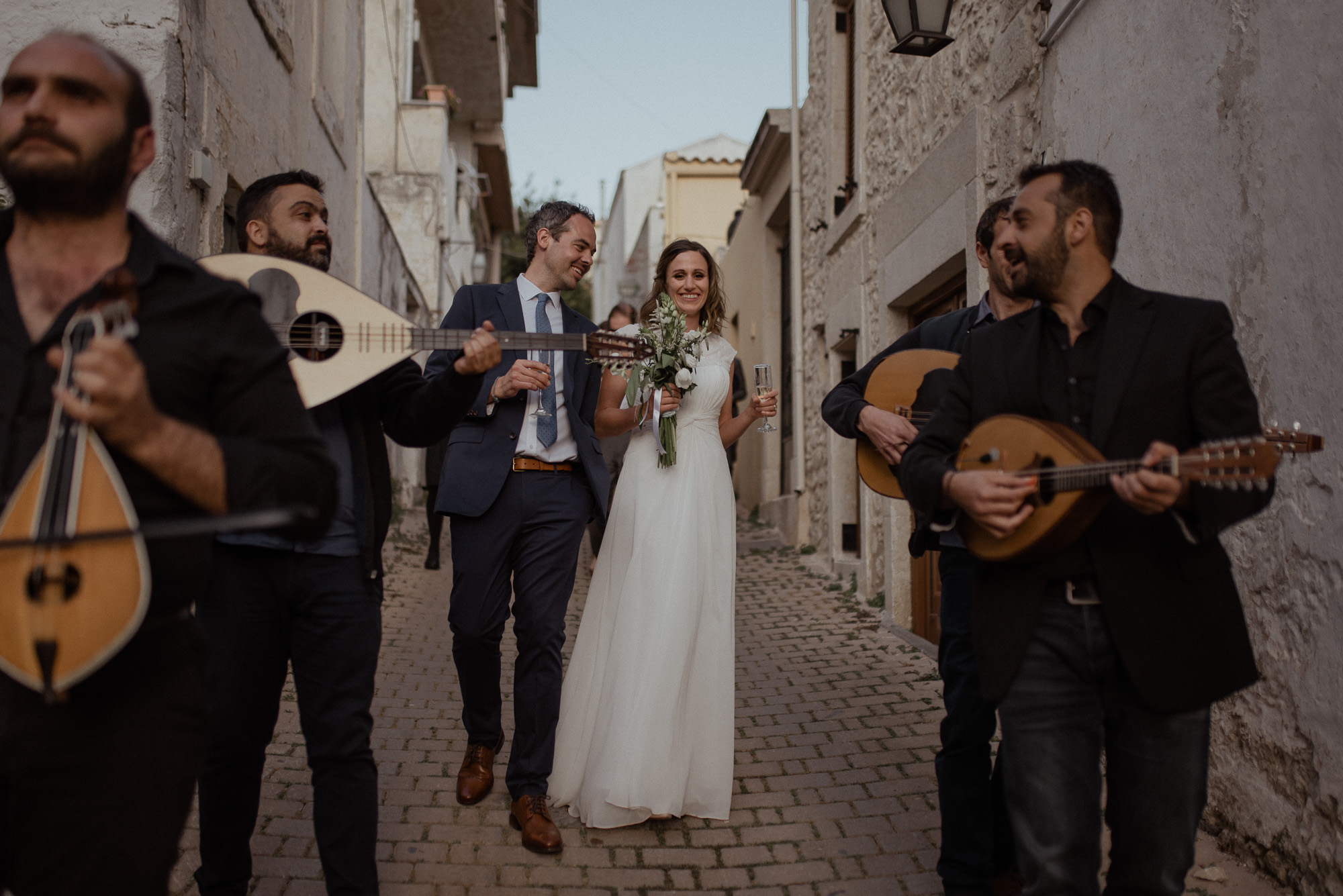 Intimate wedding in Crete