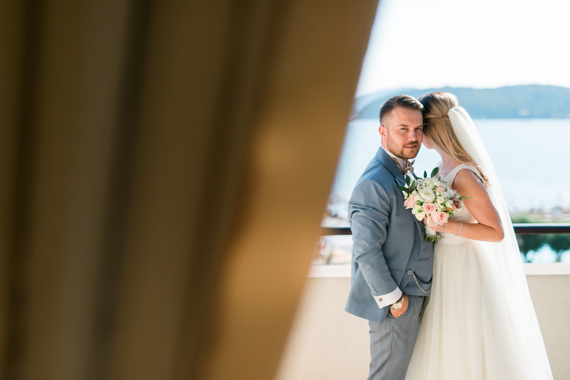 Summer wedding in Anavissos with pastel colors