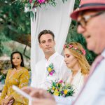 Boho intimate summer wedding in Chalki