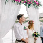 Boho intimate summer wedding in Chalki