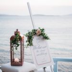 Chic romantic wedding in Mykonos