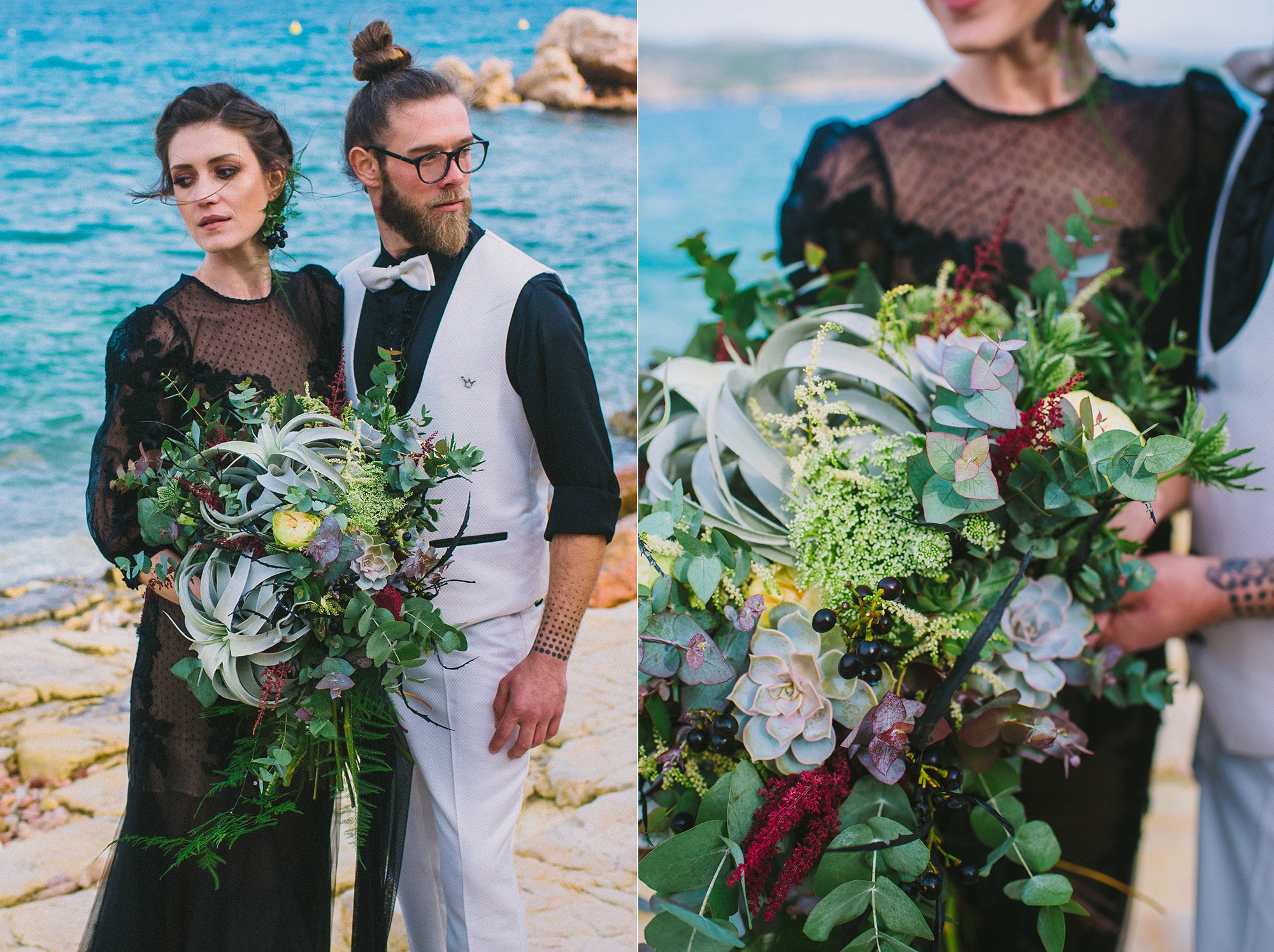 Elopement inspirational shoot with boho elements