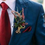 Unique boutonnieres for a stylish groom