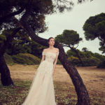 Chic boho wedding dresses by Christos Costarellos