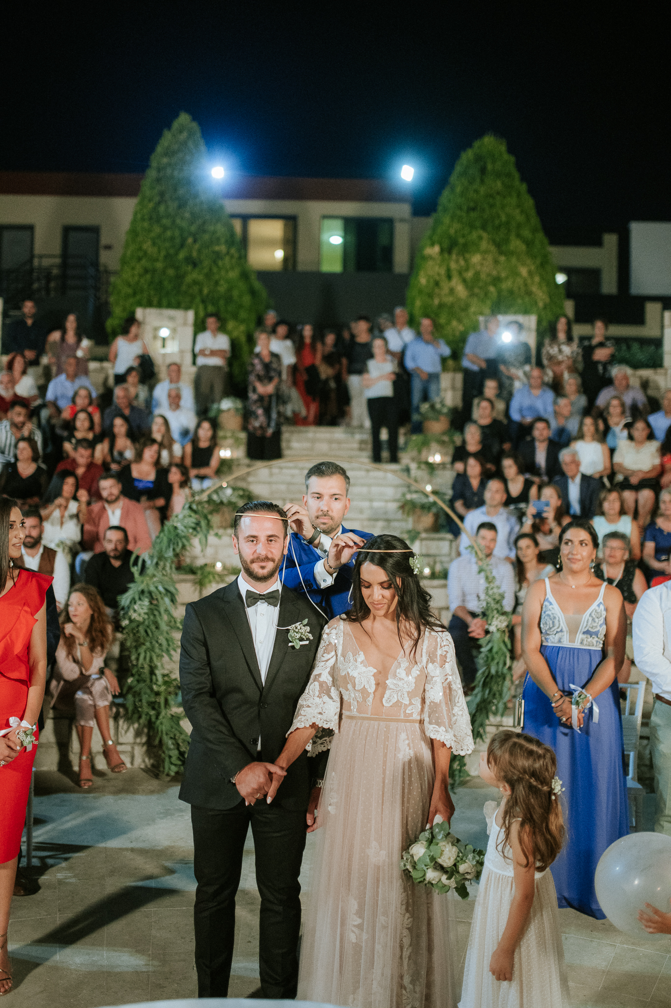 A whimsical boho wedding in Crete