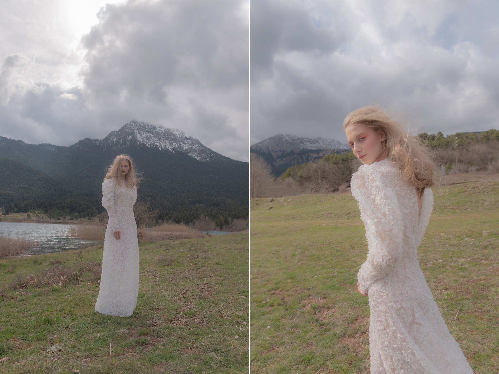 Ethereal boho wedding dresses by Alexia Kirmitsi