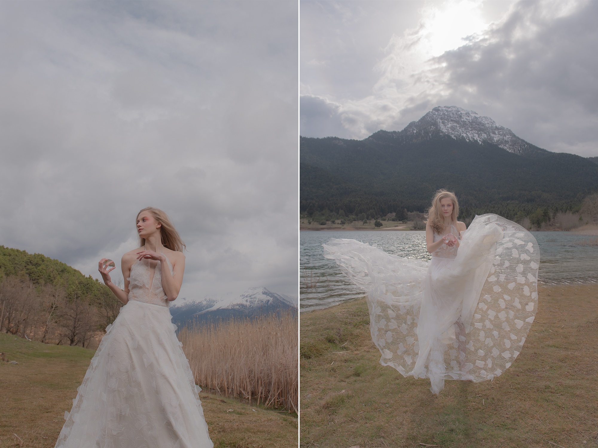 Ethereal boho wedding dresses by Alexia Kirmitsi