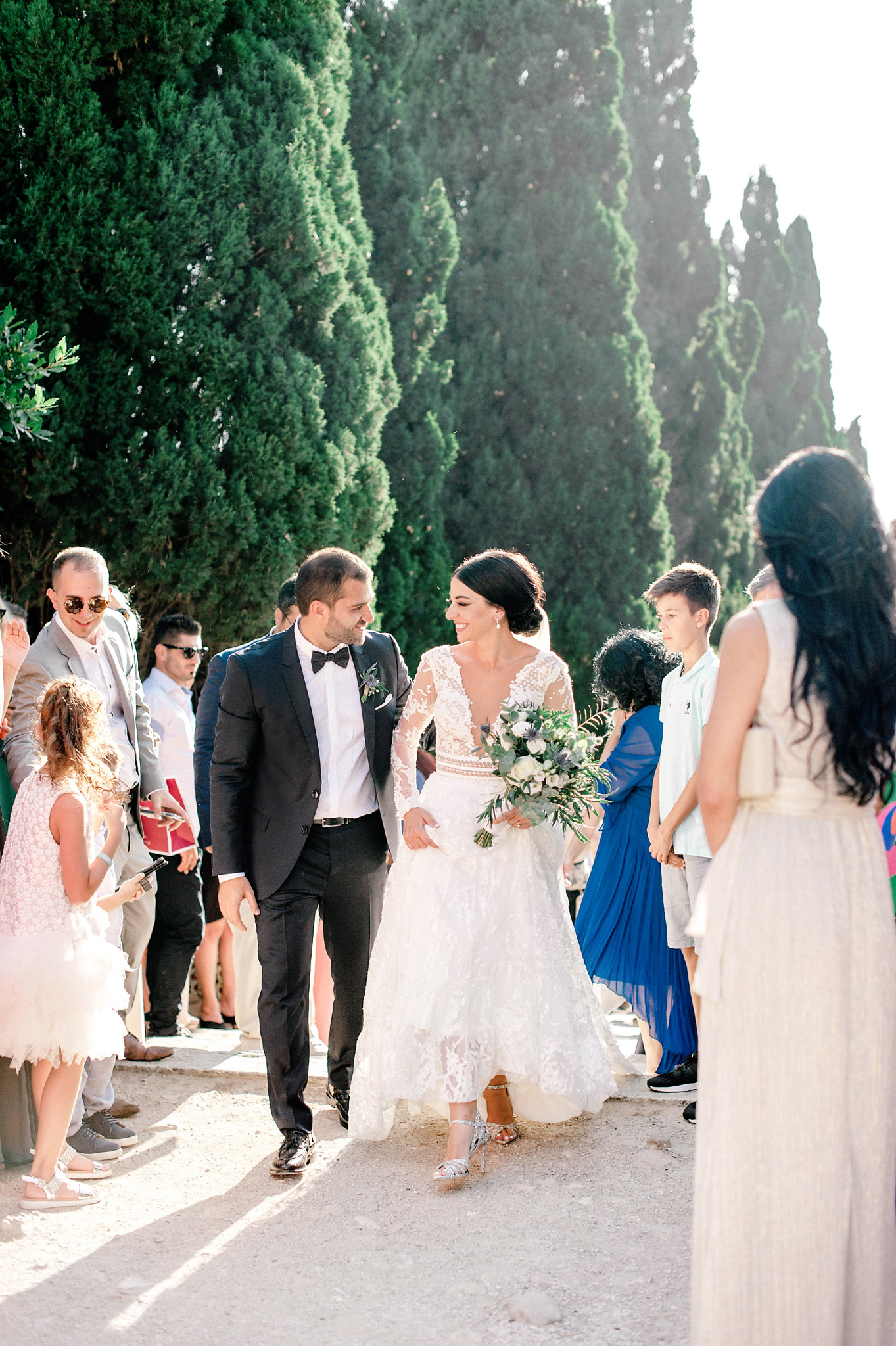 Elegant summer wedding in Rhodos